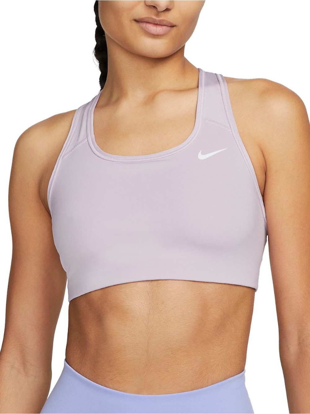 NEW Nike Swoosh racerback sports bra with Dri-FIT technology